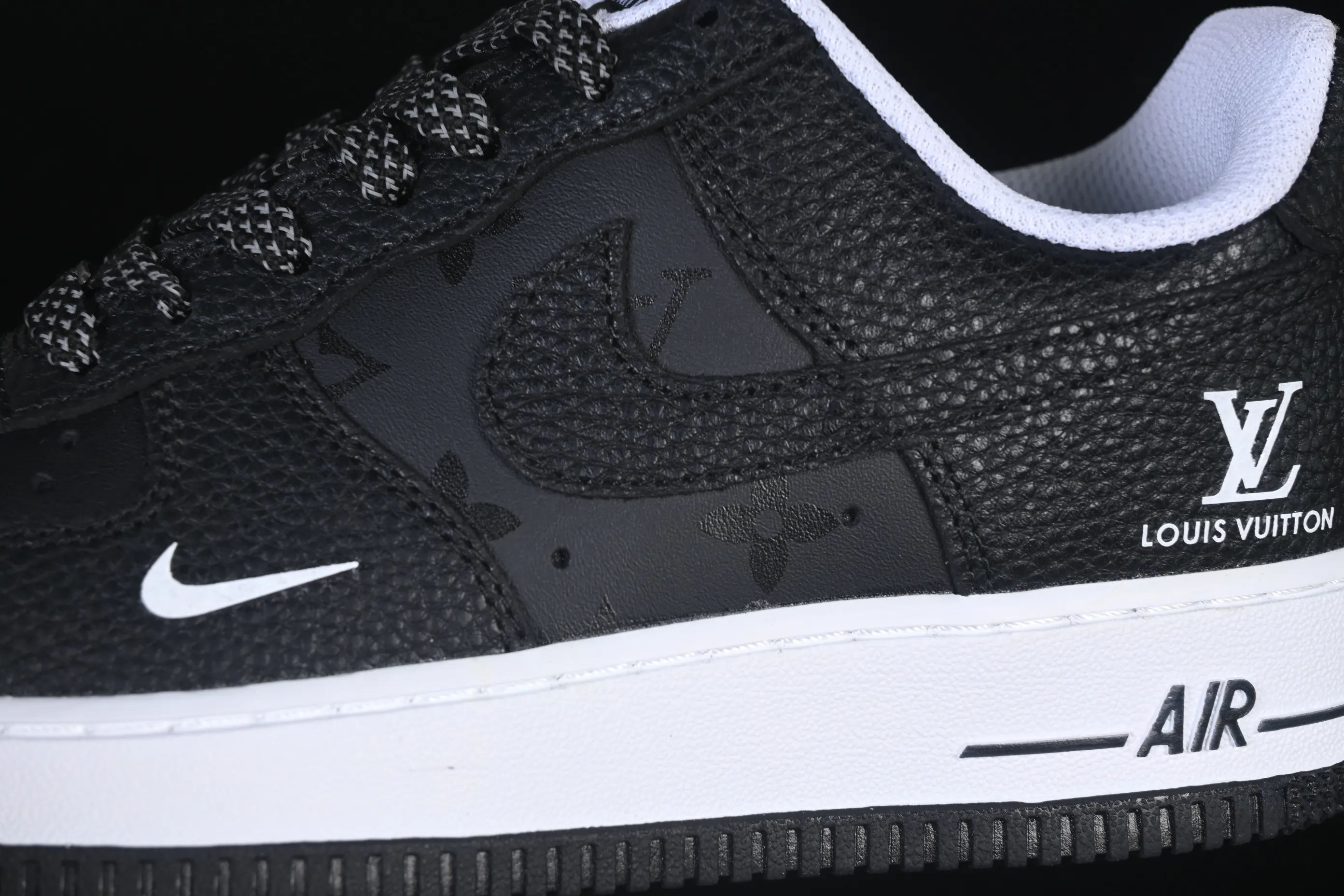 All categories Nk Air Force 1 Air Force series Nk Air Force 1 Low Air Force low-top Nike Air Force 1'07 Low LV joint Samurai black pebbles Air Force 1 low-top casual sneakers CZ3986-003